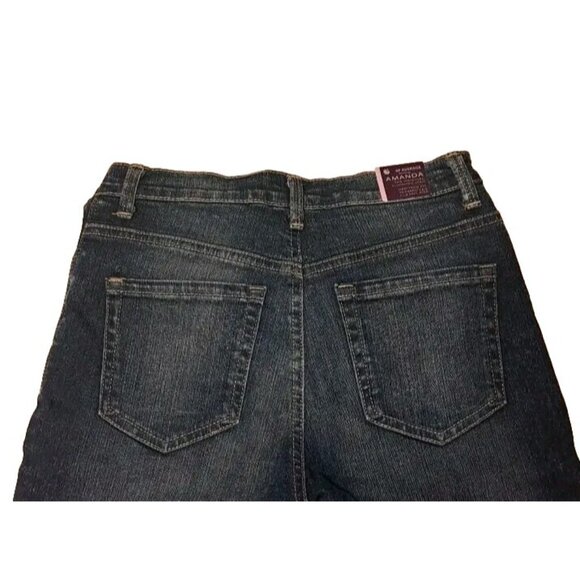 NEW Women's Size 4 Petite Blue GLORIA VANDERBILT SCULPT STRETCH JEANS 27x27 - Picture 5 of 9